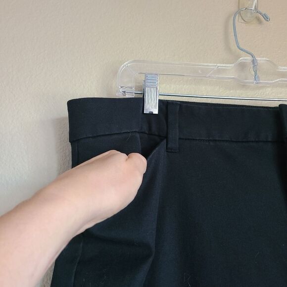 old navy high rise pixie pants secret smooth pockets plus size black womens 20 - Picture 3 of 7